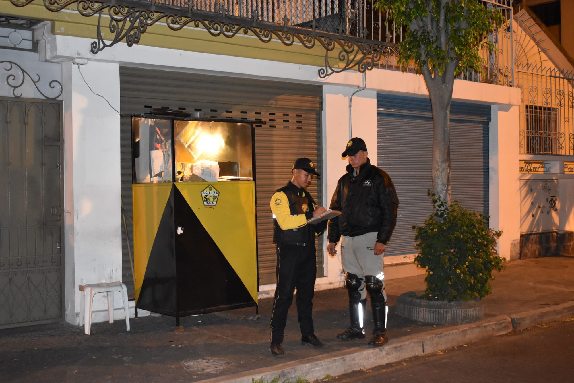 Recorrido de evaluación de riesgos en el perímetro de una instalación